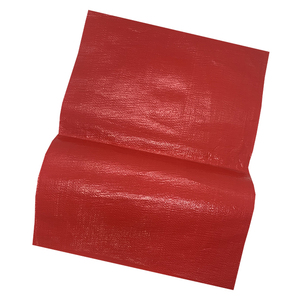 Cubierta de lona roja de larga duración del fabricante de Vietnam Material PE resistente al agua Ecológico a prueba de viento Protección solar tejida - Product Image 3