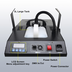 Máquina de Humo DMX512 de 1500W <span class=keywords><strong>en</strong></span> Oferta, con Luz LED y Control Remoto para Fiestas, Bares, Discotecas, Bodas, Escenarios, Eventos y Clubes Nocturnos - Product Image 6