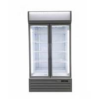Réfrigérateur vertical pour boissons avec porte vitrée pour supermarché, vitrine réfrigérée pour boissons, réfrigérateur Coca-Cola