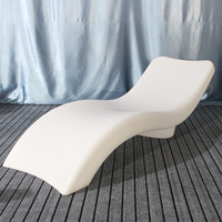 Loisirs, divertissement, couché dans le lit, créatif, extraterrestre, extérieur, plage, protection de l'environnement, chaise longue PE