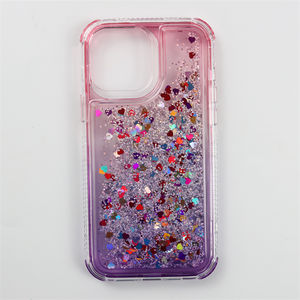 Funda Protectora para <span class=keywords><strong>Teléfono</strong></span> Móvil con Purpurina Brillante, Estilo Ins, de TPU Suave, Resistente a Golpes, para 17/16/15/14/13/12/11 Pro Max - Product Image 1