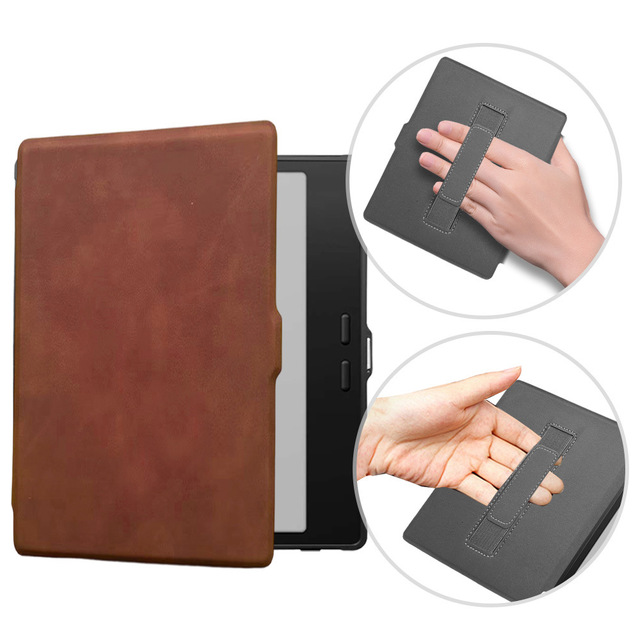 AilesTecca Slim PU Leather Case Cover for 2025 Go Color 7 Inch 2Gen 2025 Custom Ereader Protective Cases with Hand Strap
