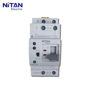 Interrupteur de transfert automatique à double alimentation Nitand2r D2R-63A 230V 2P triphasé 10kA capacité de coupure type rail guide - Product Image 1