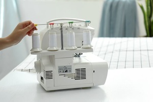 Nouvelle machine à coudre surjeteuse industrielle multifonctionnelle avec moteur pour usage domestique - Product Image 4