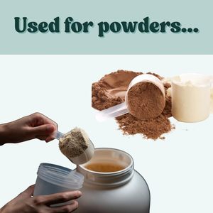 Cuchara Medidora de Plástico PP Blanco Resistente de 30 ml para Proteínas, Leche en Polvo y Líquidos, Diseño Moderno Personalizado - Product Image 5