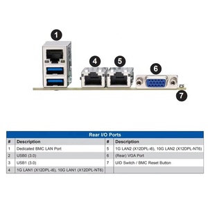มาเธอร์บอร์ดเซิร์ฟเวอร์ ipfs แบบ dual-Way แบบ X12DPL-NT6 C621A DDR4-3200MHz 256GB LGA-4189 ATX สำหรับเมนบอร์ด X12DPL-NT6 Supermicro - Product Image 2
