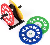 Sous-verres en PVC souple/silicone 3D personnalisés en usine, logo gravé par le client, sous-verres en PVC, sous-verres à thé, imperméables et résistants à la chaleur