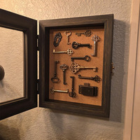 Boîte de présentation rustique en bois pour souvenirs de mariage, cadre vintage pour épingles, fleurs DIY, bibelots, cadeau fête des Mères