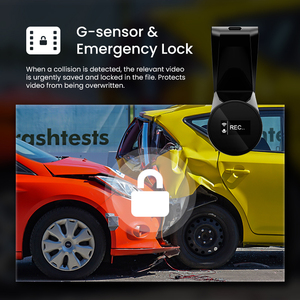 Mới đến tầm nhìn ban đêm G-<span class=keywords><strong>Sensor</strong></span> Dashcam 130 Độ góc rộng đầy đủ HD 1080P Xe Dash Cam ghi mini xe hộp đen cho mini - Product Image 4