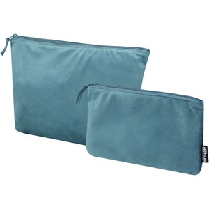 Velluto Riciclato GRS Certificato Rapido per Bellezza Set di Custodia per Trucco con Cerniera in PVC Morbido in Alluminio Pieghevole Logo Personalizzato - Product Image 1