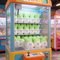Jouets en peluche Lapin Oignon Vert de dessin animé 8 pouces, animaux en peluche, jouets pour enfants de style dessin animé et anime pour machine à griffes
