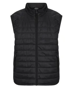 Mens and Womens 100% Nylon with 140g Poly recycled polyester Stand up collar Shoulder set sleeves insulation puffer vest