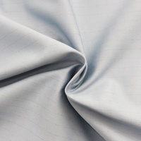 Tissu sergé uni en polyester et coton antistatique pour uniformes de station-service et vêtements de travail industriels