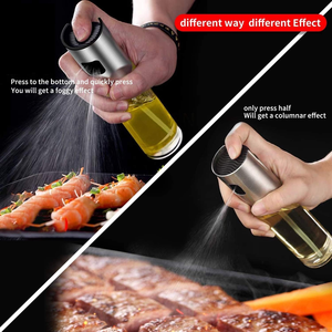 100ml Glass Olive Oil <b>Spray</b> Bottle, Portable Refillable Dispenser with Sprayer for Cooking and Baking - Product Image 2
