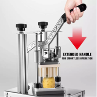 Multifunctionele Snijmachine Handmatige Aardappelsnijder Groentesnijder Commerciële Frietsnijder