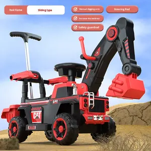 Nieuwe Stijl Elektrische Ride-On Graafmachine Voor Kinderen 2-4 Jaar Op Afstand Bestuurbare Oplaadbare Abs Plastic Groot Bouwvoertuig - Product Image 5