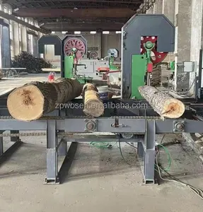 Log band gergaji tali kayu gergaji kayu bandsaw roda ban vertikal mesin sawmill pemotongan kayu
