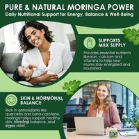 OEM Moringa Gummies Superfood Energi, Imunitas, Suplemen Antioksidan dengan Boswellia, Kunyit, Ashwagandha, Resveratrol