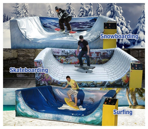 Machine gonflable de <span class=keywords><strong>Surf</strong></span> <span class=keywords><strong>Rodeo</strong></span>, jouet d'extérieur, simulateur avec matelas, bon marché, - Product Image 6