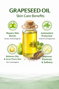 Aceite de Semilla de Uva Puro y Natural Prensado en Frío para el Cuidado de la Piel, el Cabello, Masajes, Cocina y Ensaladas, Suministro a Granel, Calidad de Exportación - Product Image 2