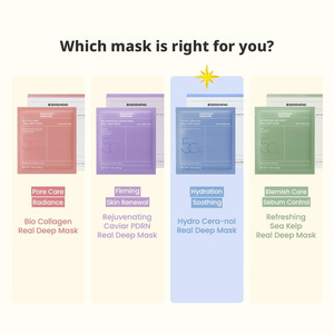 Maschera Viso Coreana al Collagene Bio, Idratante e Liftante per Pelle Secca, Trattamento Notturno - Product Image 4