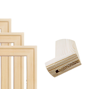 Cornice in Legno di Pino Ecologica Personalizzata per Tele e Quadri, Moderna Cornice Fai-da-Te per Esposizione di Dipinti e Arte Murale - Product Image 5