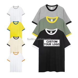 Camiseta Ringer Casual Unisex Personalizable de Alta Calidad CB023-UT5281, 100% Algodón, Diseño en Blanco, Jersey Estampado Ecológico - Product Image 4