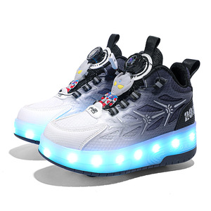 Patins à roulettes pour enfants, en mesh, avec roues lumineuses clignotantes, pour garçons et filles - Product Image 5