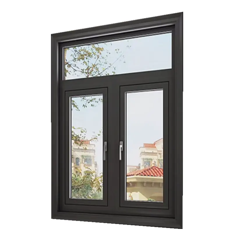 Hurricane Impact Windows Glass ystem zum Verkauf Home Modern Double Glazed Glass America Aluminium Türen und Fenster rahmen