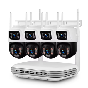 Système de sécurité domestique KERUI 6MP NVR avec caméras WIFI, <span class=keywords><strong>surveillance</strong></span> vidéo 8 canaux, caméra réseau intérieure/extérieure, double écran, CCTV ICSEE - Product Image 1