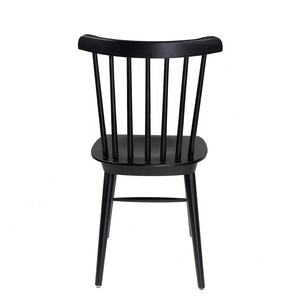 Windsor chair Nordic solid wood <b>dining</b> chair <b>grey</b> wood backrest chair <b>dining</b> <b>table</b> chair restaurant chair cu - Product Image 3