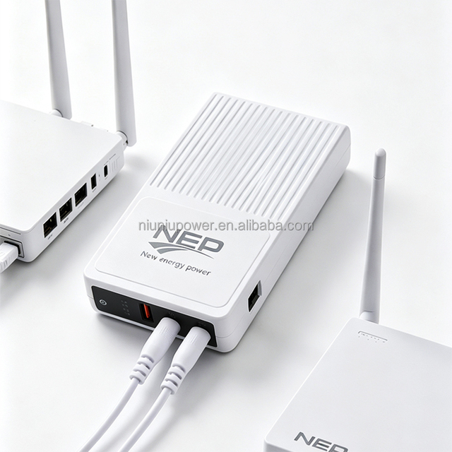 NIUNIU Factory OEM/ODM 5V/9V/12V 10000mAh Lithium Battery DC UPS Customizable Backup Power Mini UPS for WiFi Router