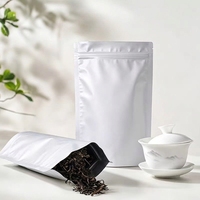 Sachet autoportant refermable en aluminium, qualité alimentaire, idéal pour sceller les snacks et le thé, anti-humidité