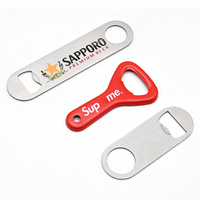 Décapsuleur plat en métal vierge pour sublimation, décapsuleur de bière personnalisé avec logo imprimé DIY, vente en gros