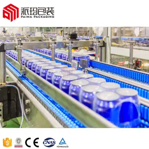 Full Set Automatic Aluminum Cans Production Line Fruit Juice Beverage Soda Water Filling Line Aluminum Can Water Production Line