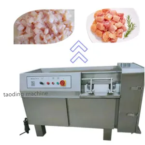 400 kg/h carne cortador carne dicer máquina congelada carne de porco cubos presunto cortador de queijo cabra carne cubo corte máquina preço