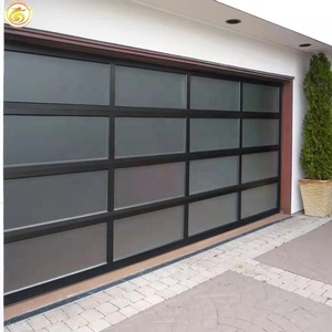 <span class=keywords><strong>Porte</strong></span> <span class=keywords><strong>de</strong></span> <span class=keywords><strong>garage</strong></span> industrielle à double section en acier nord-américain pour deux voitures et portes piétonnes - Product Image 3