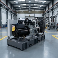 Offener Dieselgenerator 150/200 KVA 100KW mit Schwungrad Fernstart Autostart ATS 50/60Hz 1800 U/min Niedrigöl-Schutz