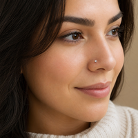Boucles d'oreilles unisexes Helix en acier inoxydable avec micro-pavé de zirconiums et fermoir à vis pour grossistes en bijoux de piercing