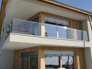 Balustrades de <span class=keywords><strong>terrasse</strong></span> et de balcon DIY économiques en laiton, acier inoxydable et verre, avec design moderne et résistance à la rouille - Product Image 6