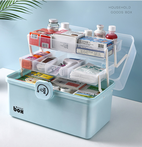 กล่องเก็บยาในครัวเรือน ตู้เก็บยา กล่องปฐมพยาบาลสำหรับบ้าน - Product Image 2