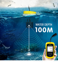 Localizador de Peces GPS Marino con Pantalla LCD LED de Escaneo Lateral, Soporte ABS Impermeable IP68