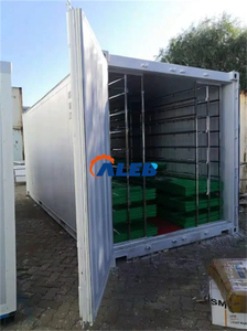 Heißer Verkauf: 40-Fuß-Hydroponik-Futteranbausystem im Container – Gewächshaus für die Landwirtschaft im Container - Product Image 5