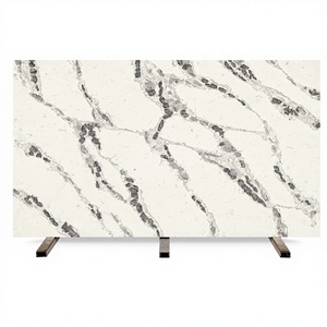 Encimera de Cuarzo Jade Diano Gold de Vietnam, Gran Losa de 20 mm, Moderna y Ecológica, para Hotel, Baño, Cocina, Modelo 3D - Product Image 1