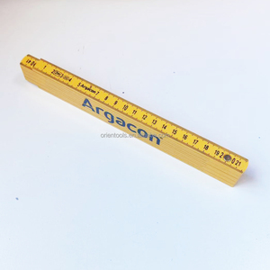 Promozione del prezzo di fabbrica bianco giallo nero 2 metri di plastica pieghevole regola - Product Image 4