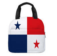 Sac isotherme pour déjeuner personnalisé avec drapeau de la Martinique, boîte isotherme, sac isotherme portable, isolation thermique en aluminium