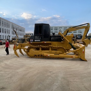 Bulldozer Shantui SD16TL d'occasion pour zones humides, faible nombre d'heures de fonctionnement, chenilles larges, état d'origine, prêt à être expédié - Product Image 1