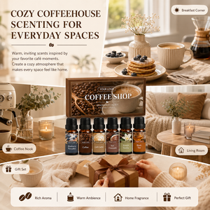 Coffret Cadeau d'Huiles Parfumées 100% Pures et Biologiques – Mélange Apaisant <span class=keywords><strong>pour</strong></span> Diffuseur et Aromathérapie : Respirez Bien, Dormez et Détendez-vous, et Protégez-vous - Product Image 5