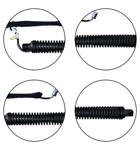 Para BMW F01 F02 F03 F04 resorte de Gas de puerta trasera varilla de empuje eléctrica de alta calidad OE 51247185713 5124 7185 <span class=keywords><strong>713</strong></span> - Product Image 3