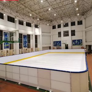Artificial <strong>Ice</strong> <strong>Rink</strong> Floor Tiles for <strong>Ice</strong> Skating and Hockey Practice Plastic <strong>Synthetic</strong> <strong>Board</strong> with Custom Cutting Service - Product Image 2